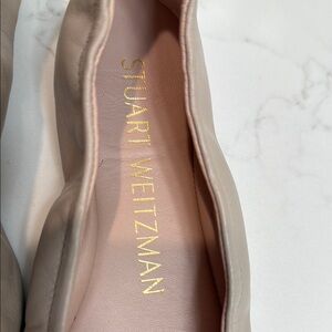 Stuart Weitzman Tan Leather Flats